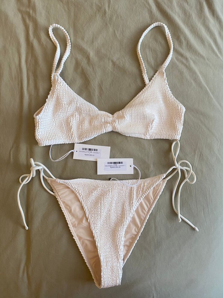 Elce White Bikini Set