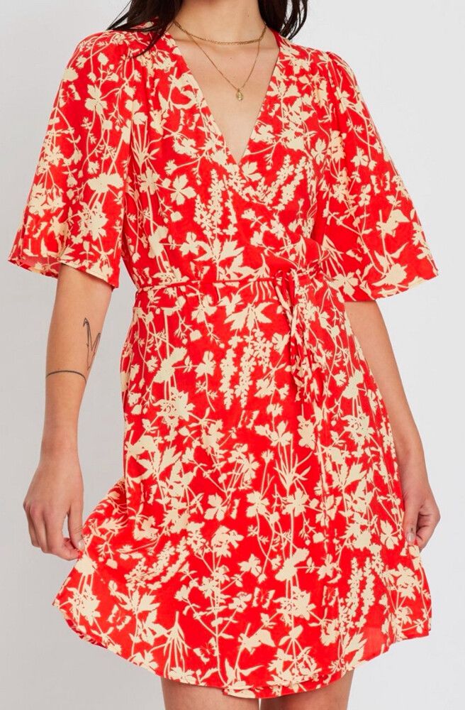MNG Suit Red Floral Dress