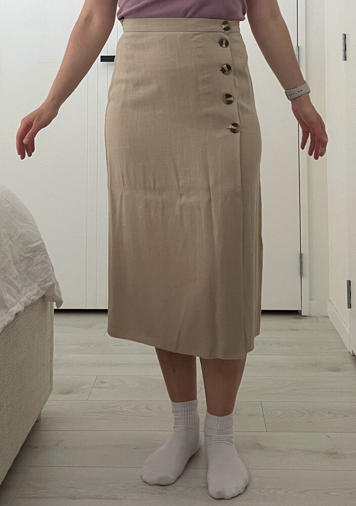 New Look Petite Beige Skirt