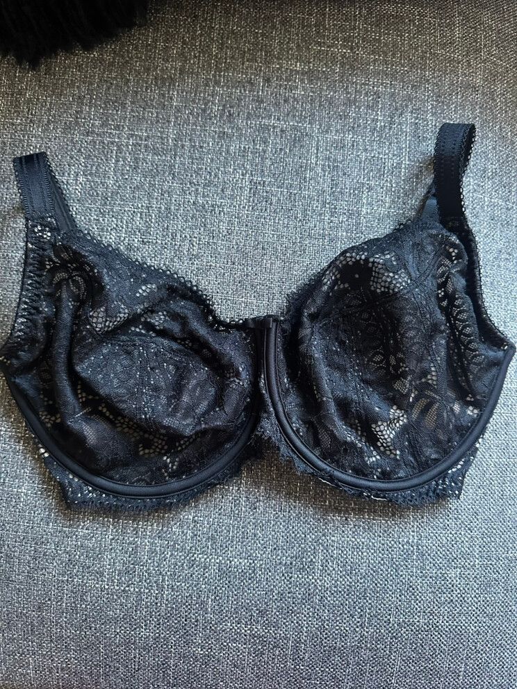 Fayreform Black Lace Bra Size 10G