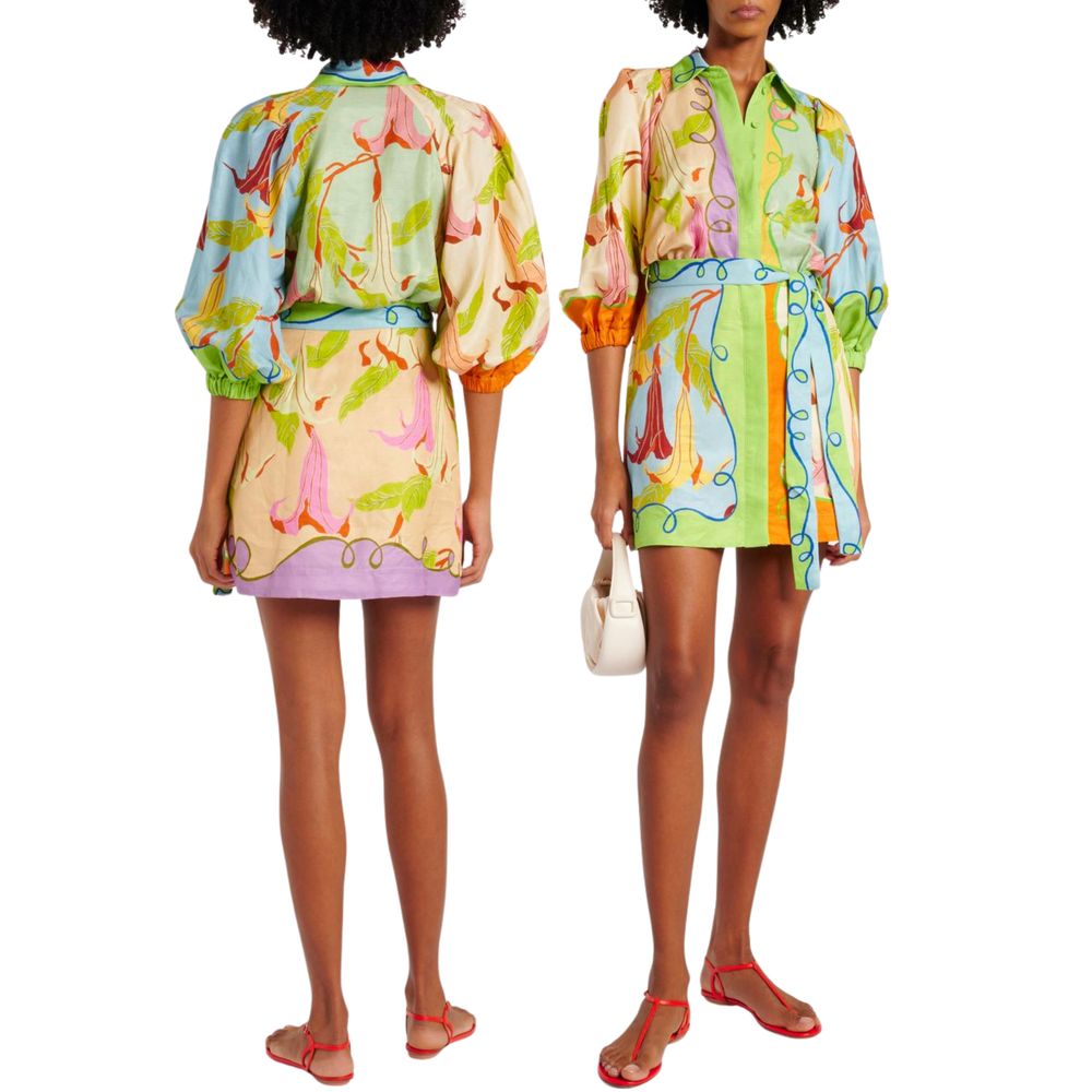 alemais rafaela mini dress ALEMAIS Rafaela Mini Dress | Blue