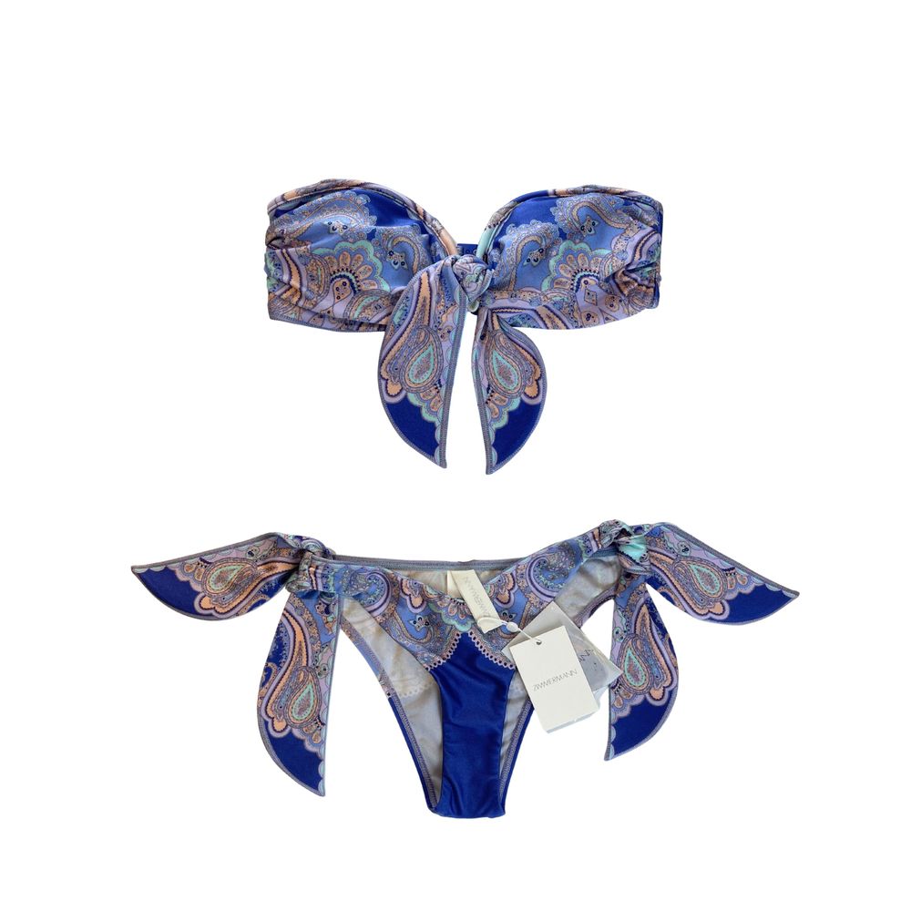 Zimmermann - Zimmermann Maxine Scarf-Tie Paisley Bikini Set