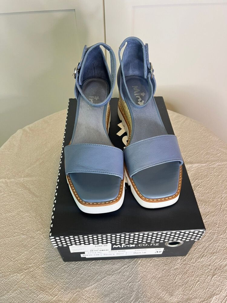 Minx Square Doll Wedge Sandals