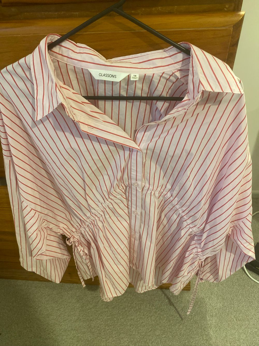 pink and red new season shirt new  no tags
