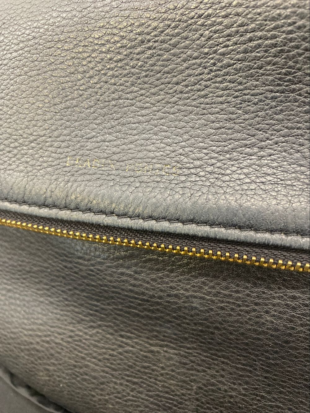 Deadly Ponies Black Leather Bag