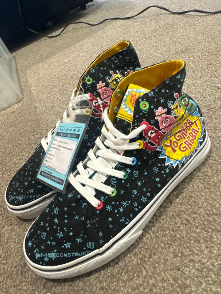 VANS SK8-Hi Deconstruct – Yo Gabba Gabba – NEW