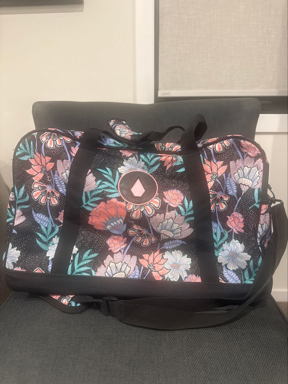 Volcom Floral Print Travel/GearBag