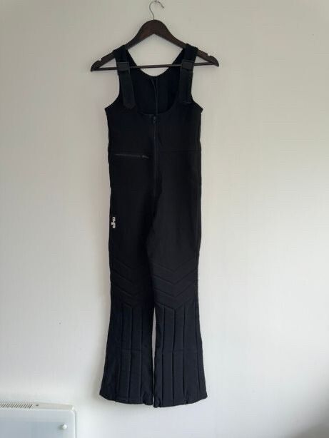 EKO Munich Black Ski Overalls / Snow Bib Suit