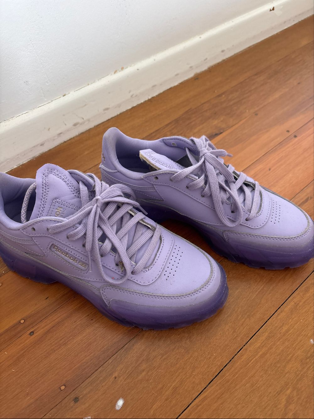 Cardi B x Reebok Club C Sneakers (Crisp Purple)