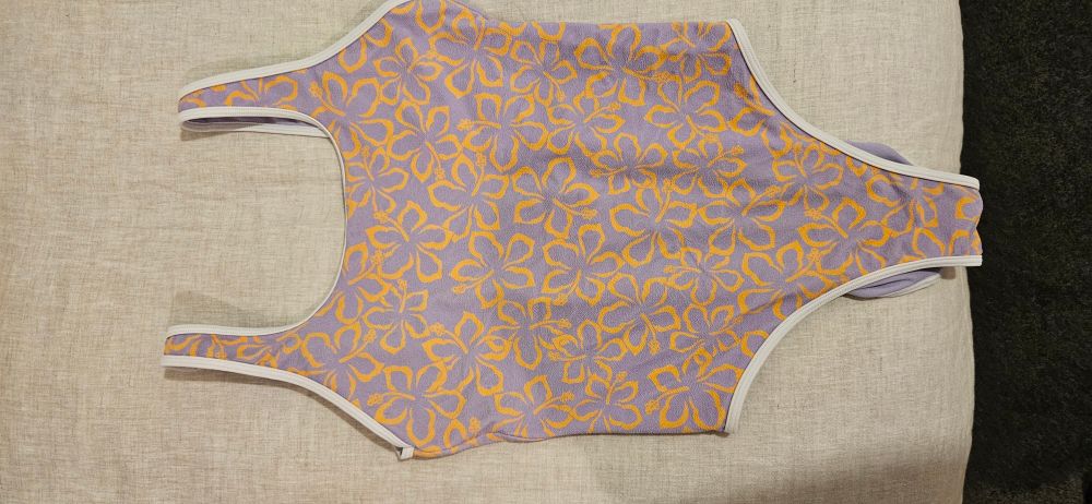 Roxy Purple Floral one piece Size S