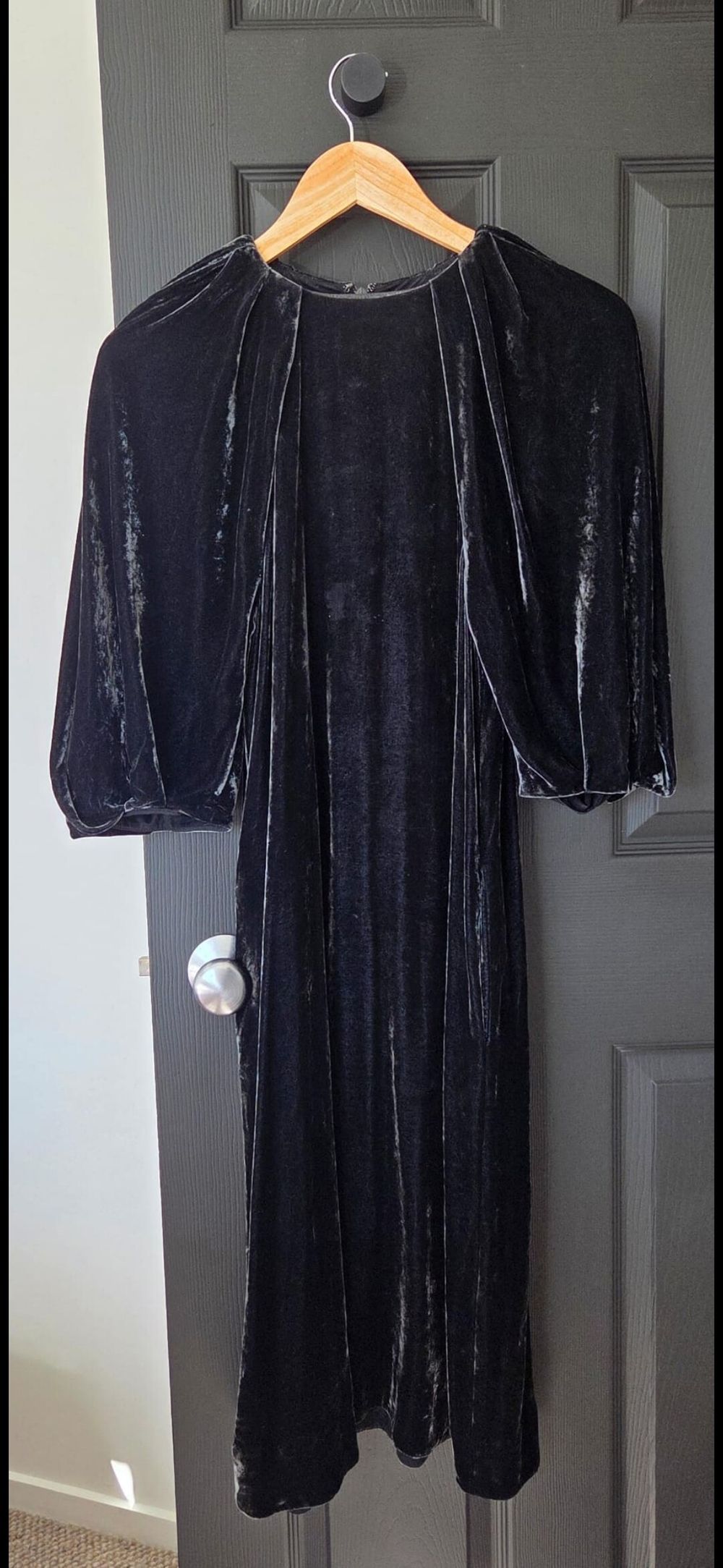 COS Velvet Black dress