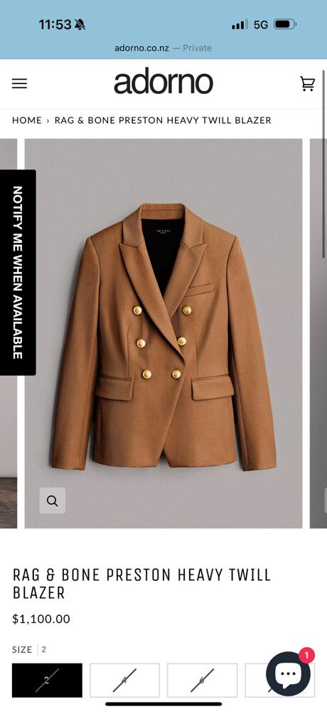 Rag & Bone Preston Blazer