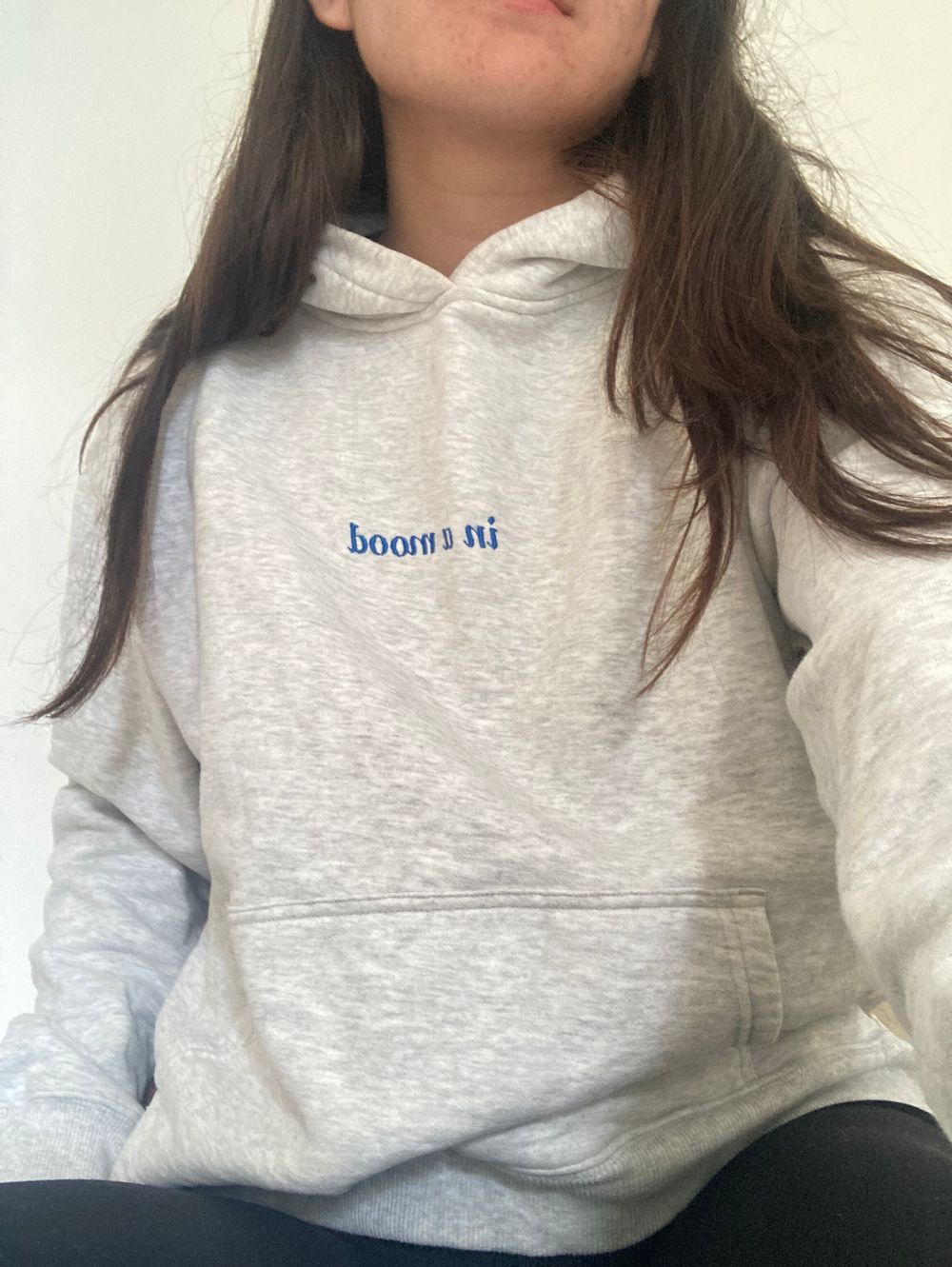In My Moods - Grey In My Moods Hoodies on Designer Wardrobe