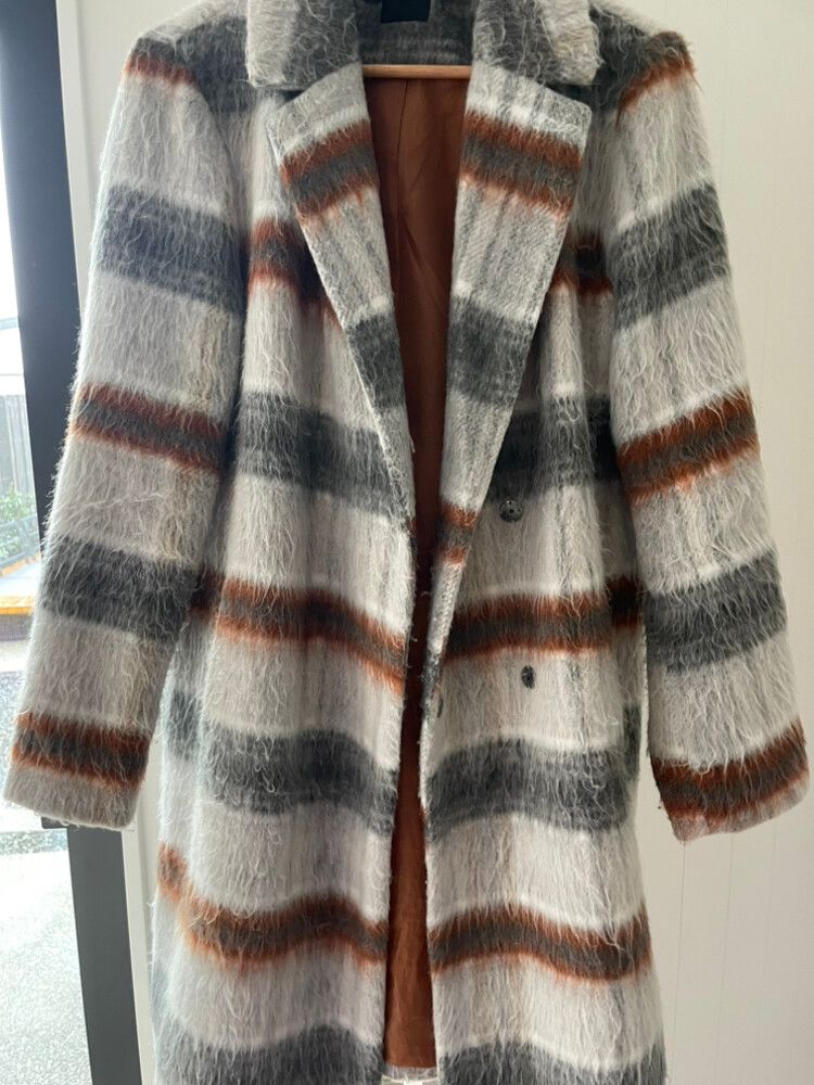 Volcom Brown Stripe Coat