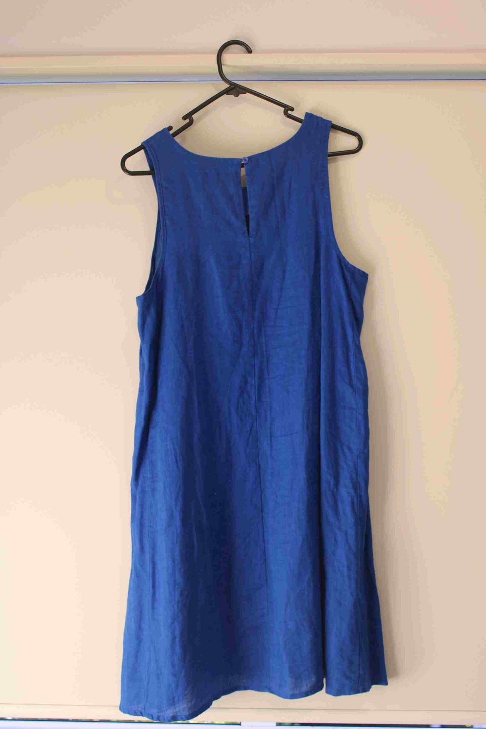Zest - Zest Royal Blue Linen Dress on Designer Wardrobe Zest - Zest Royal Blue Linen Dress on Designer Wardrobe