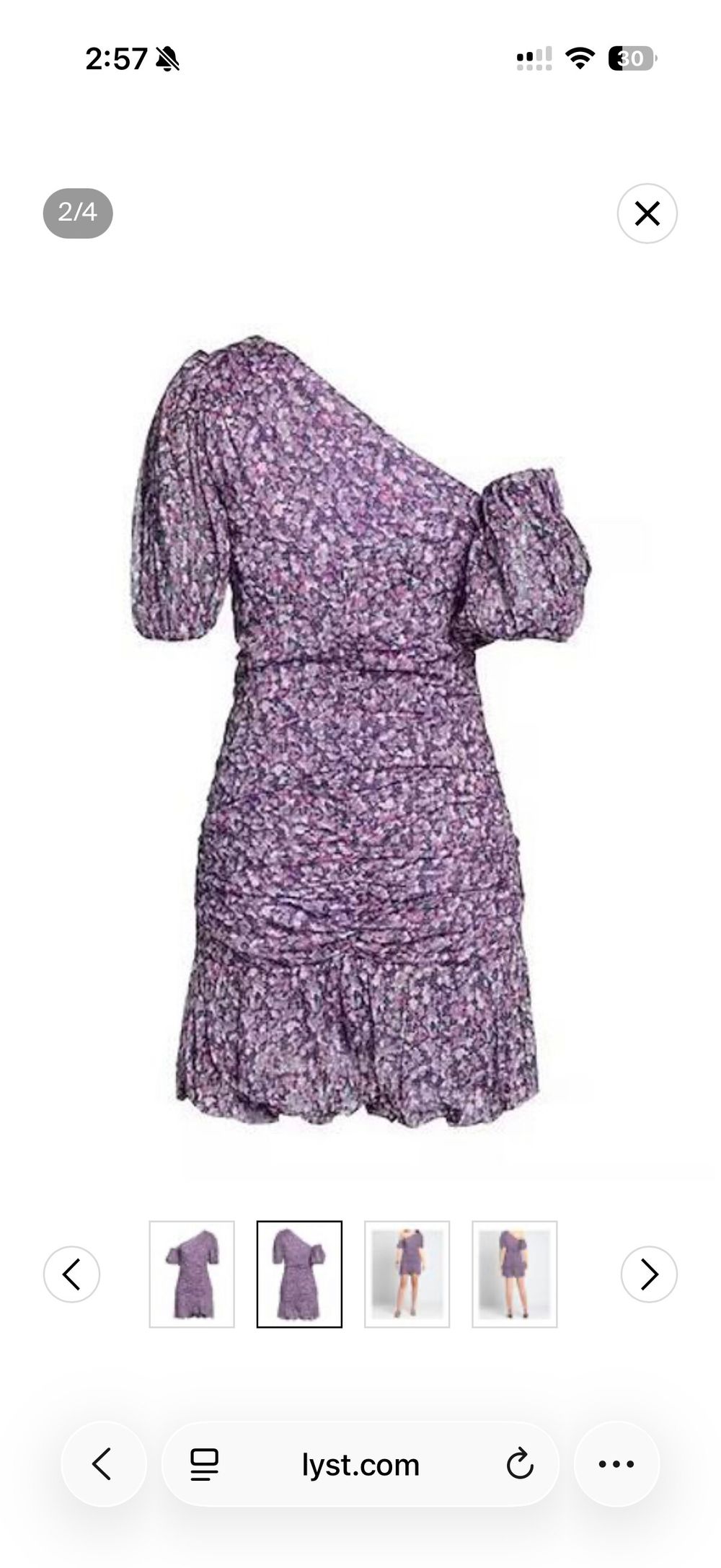 Isabel Marant Lecia Printed Mini Dress