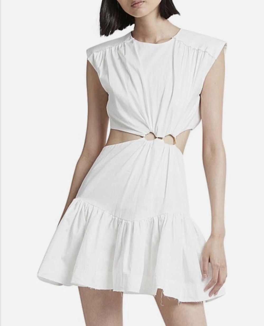 AJE Solstice White Dress