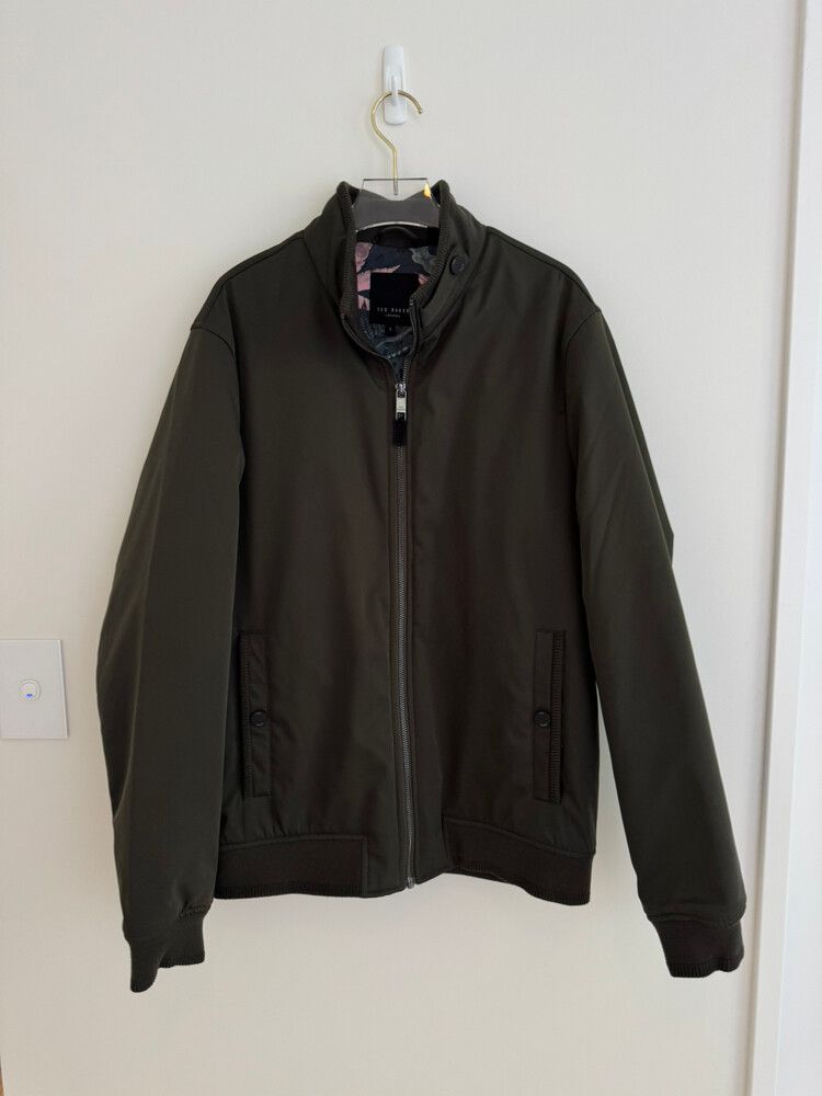 Ted Baker Claude Slim Fit Bomber • Size 3 (M)