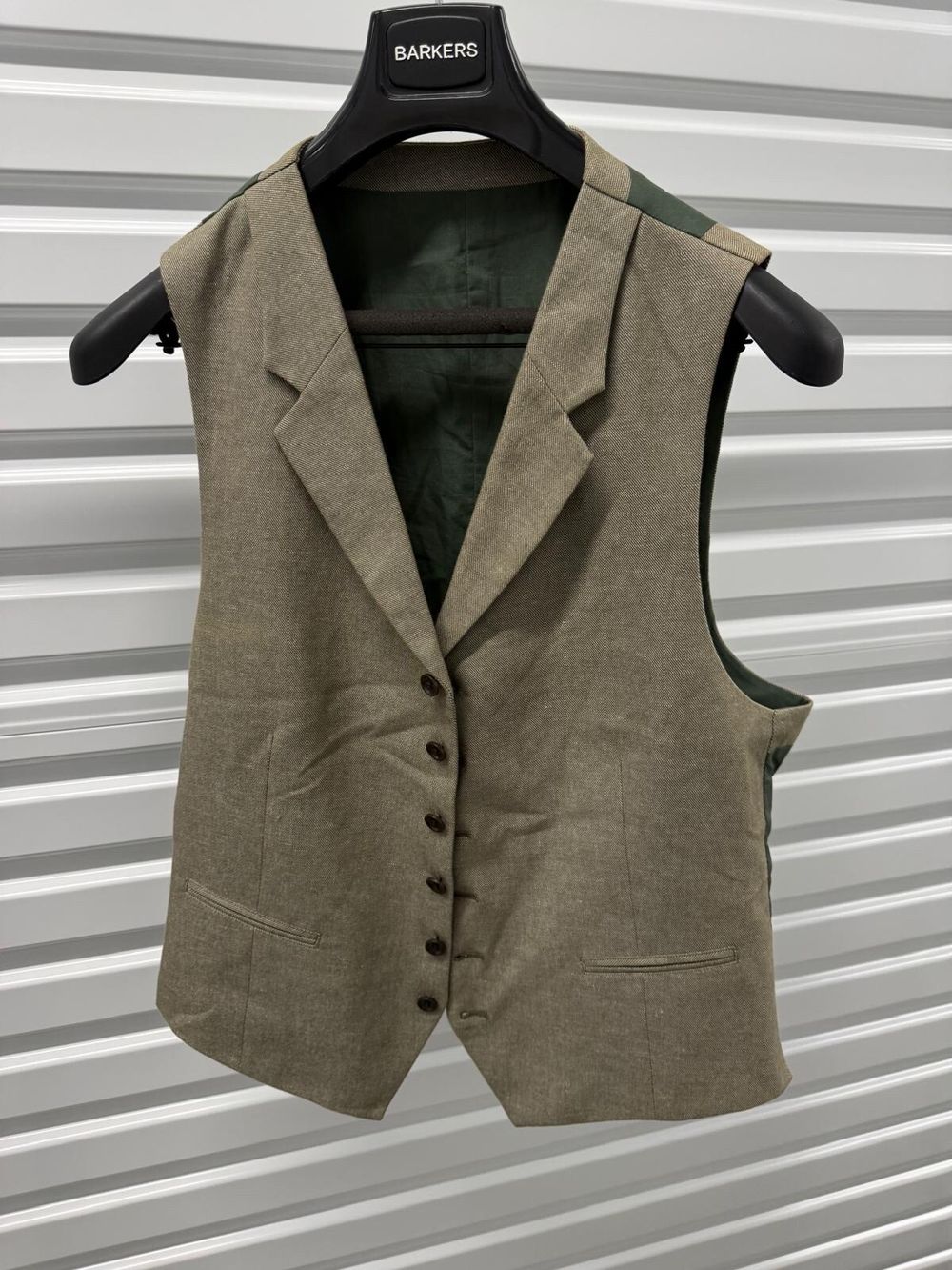 Barkers Beige and Green Vest