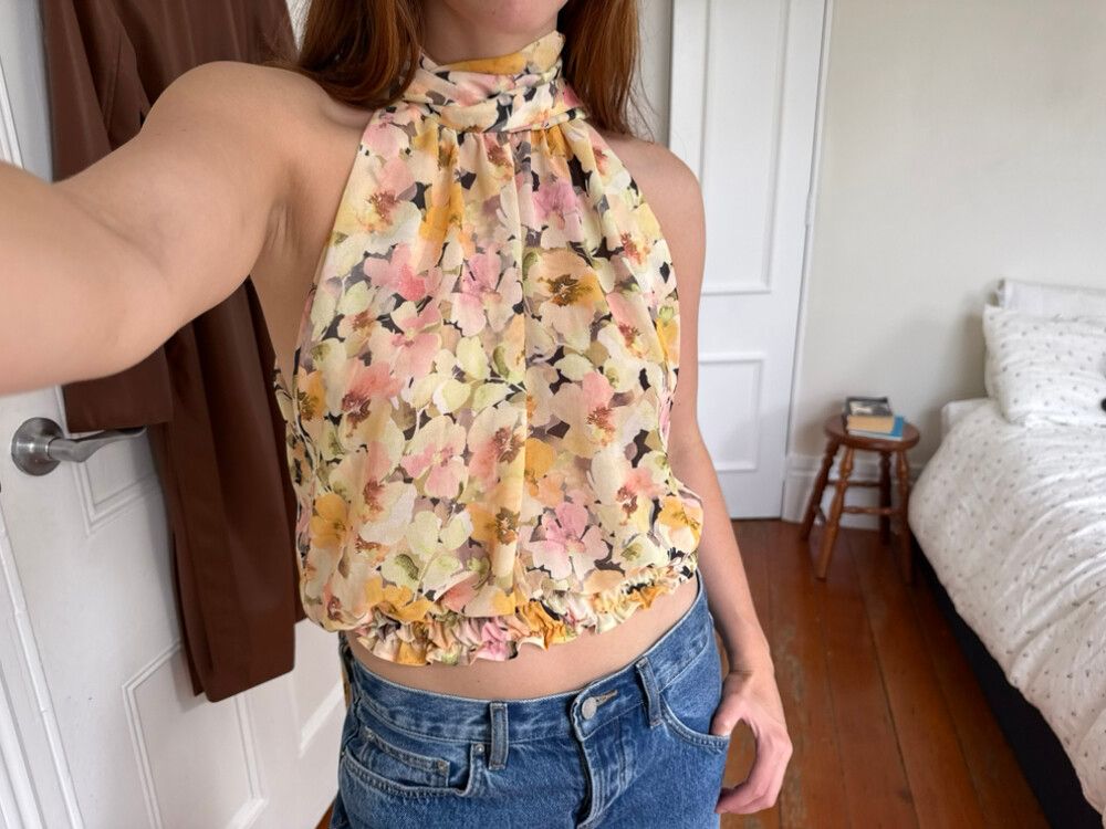 Floral Halter Top