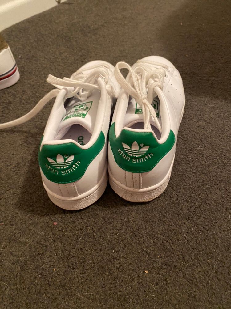 adidas gazelle silver green womens Dime x Adidas Stan Smith Shoes, White/Green