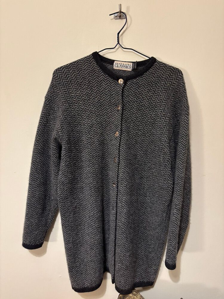 Vintage Angora Lambswool Knit Jacket