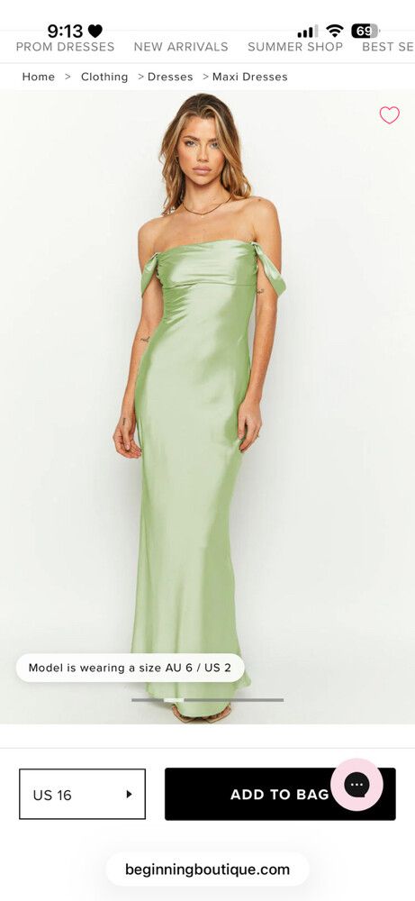 Beginning Boutique - Beginning Boutique Ella Maxi Dress - Sage on Designer Wardrobe Beginning Boutique - Beginning Boutique Ella Maxi Dress - Sage on Designer Wardrobe