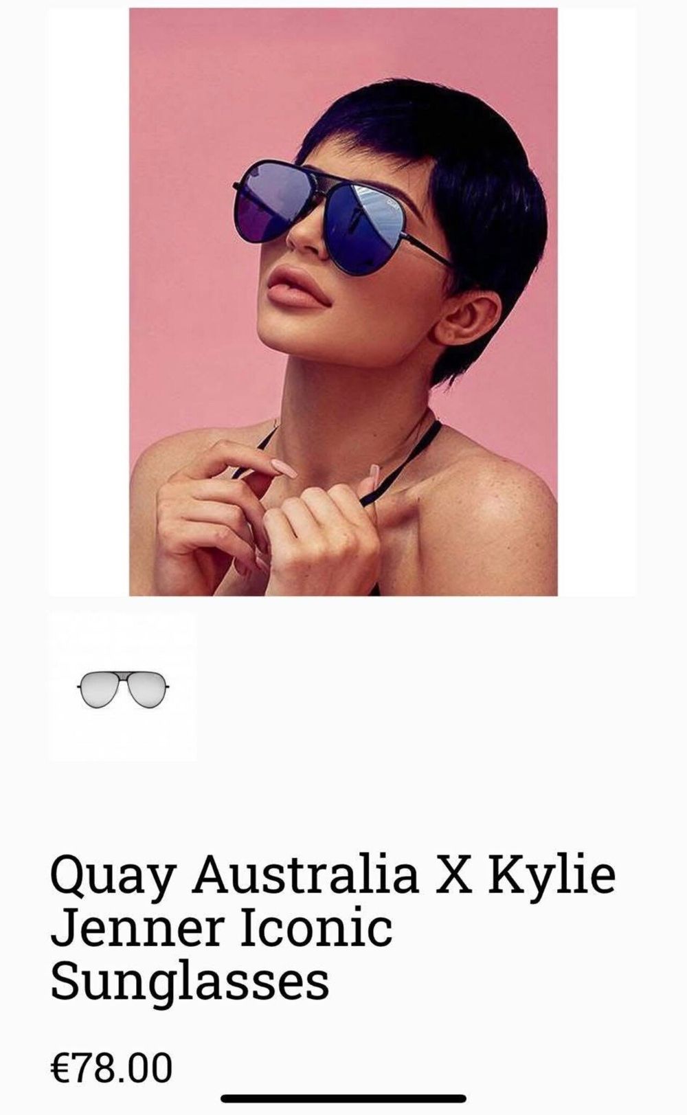 Quay High Key Black Metal Sunglasses