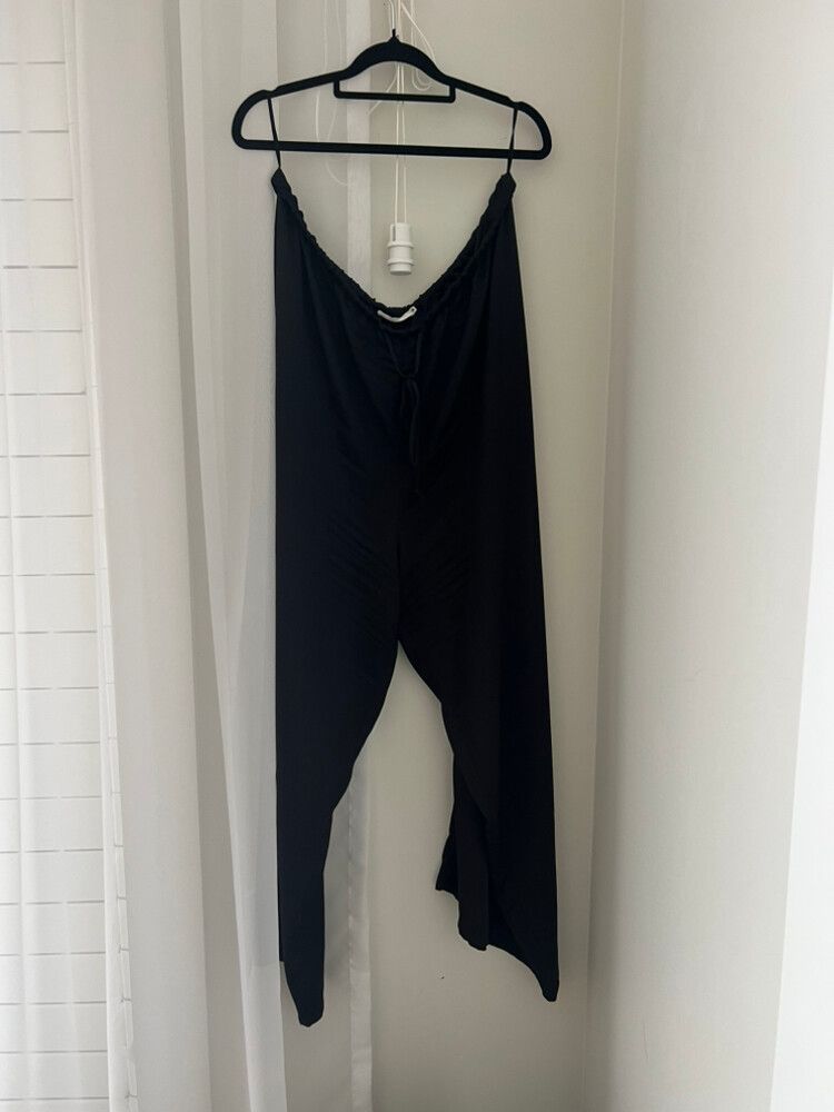 RUBY Black Andie Satin Pant