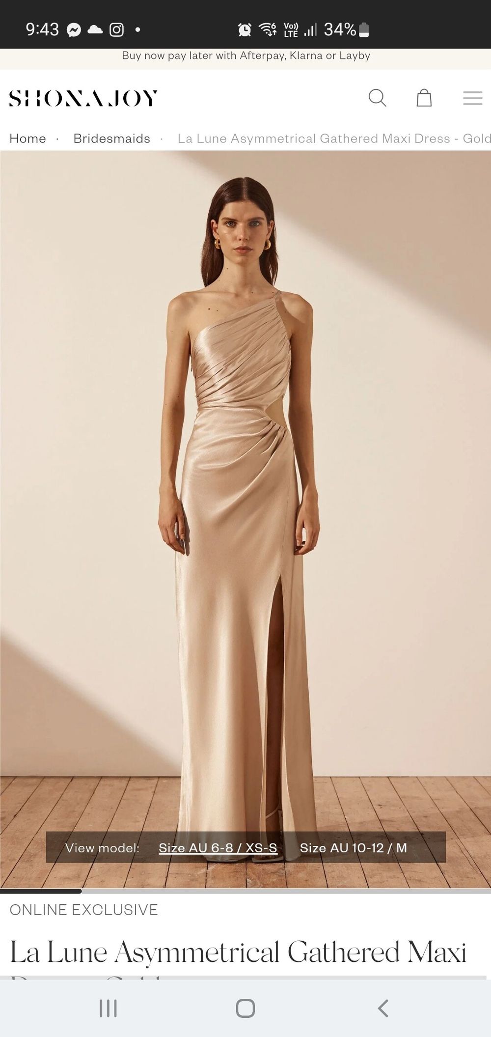 chinese dress ladies La Lune Asymmetrical Gathered Maxi Dress | Lemon | Dresses main image 0