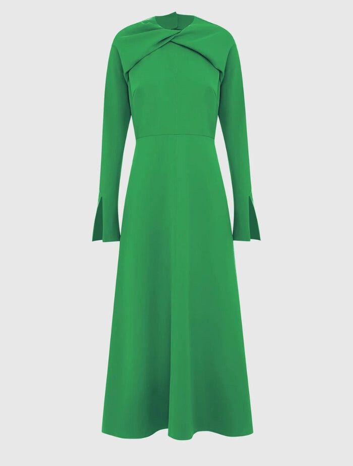 Leo & Lin - LEO LIN TAMARA CONVERTIBLE MIDI DRESS - GREEN on Designer  Wardrobe