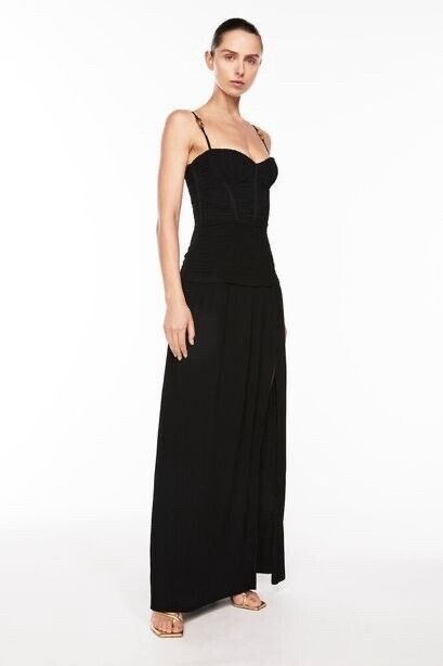 Manning Cartell Pleaded Maxi Dress Size 8 BNWOT