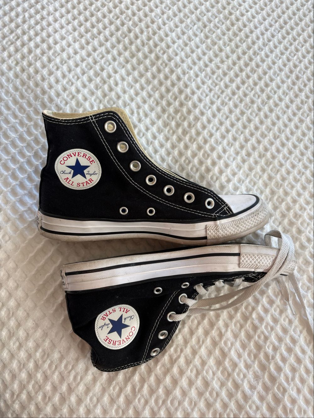 Converse Black High Top Sneakers
