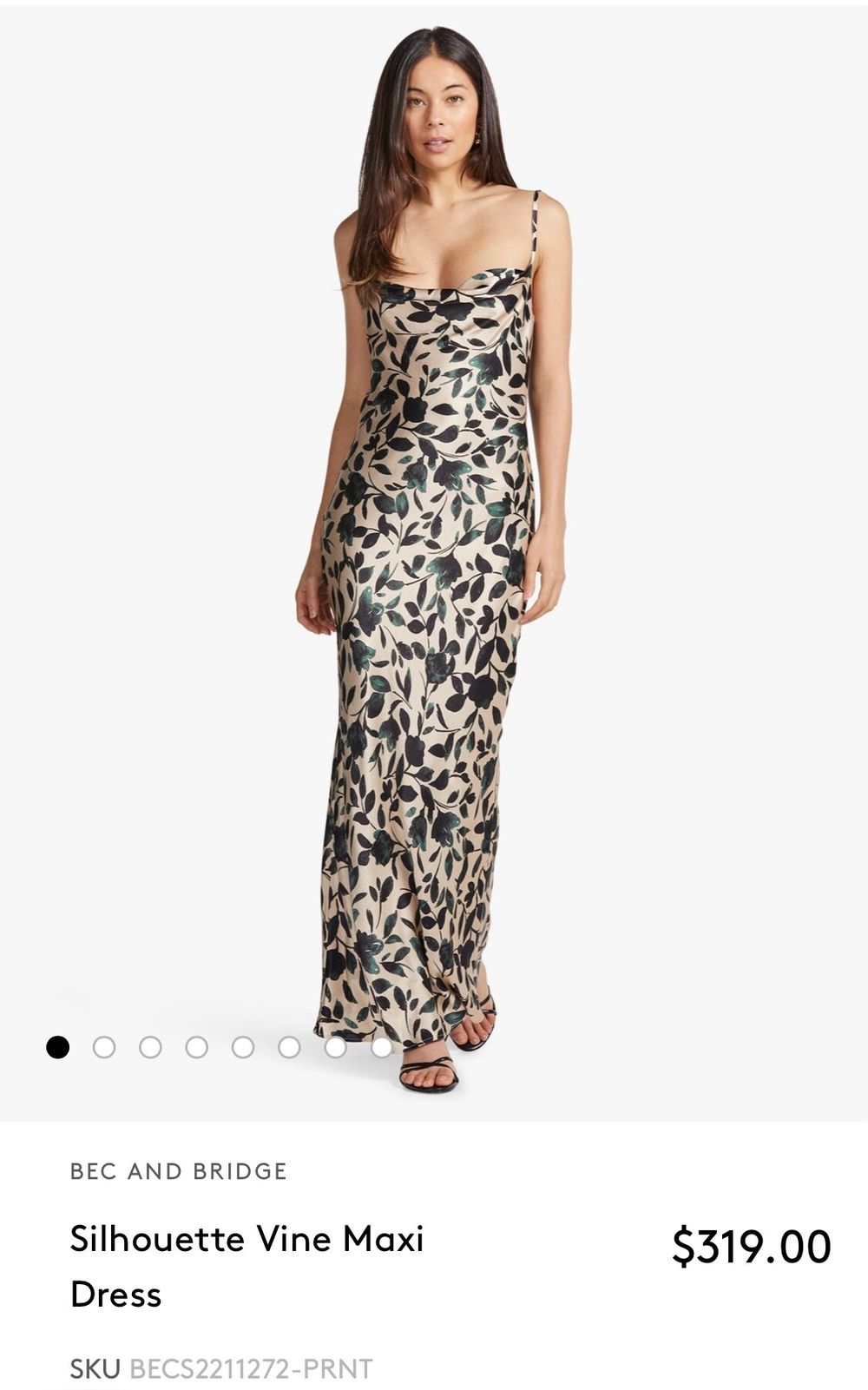 bec + bridge silhouette vine maxi dress Bec & Bridge