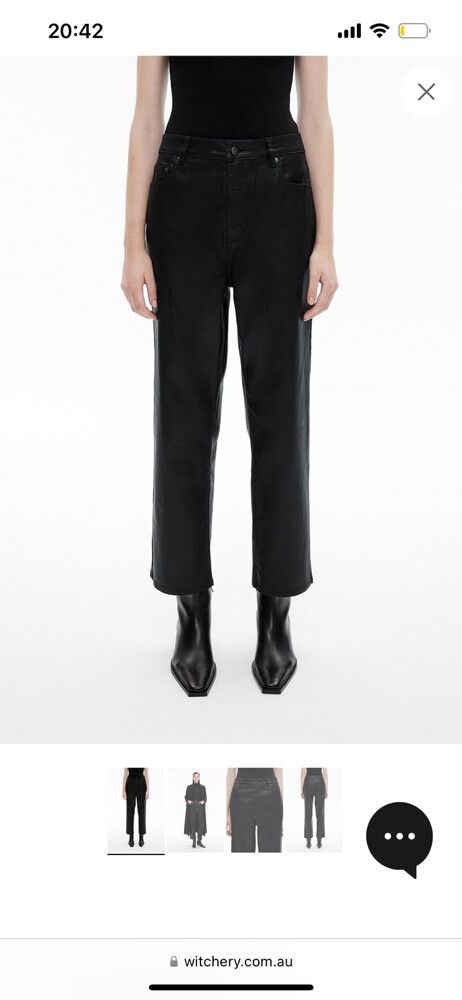 Witchery coated jeans