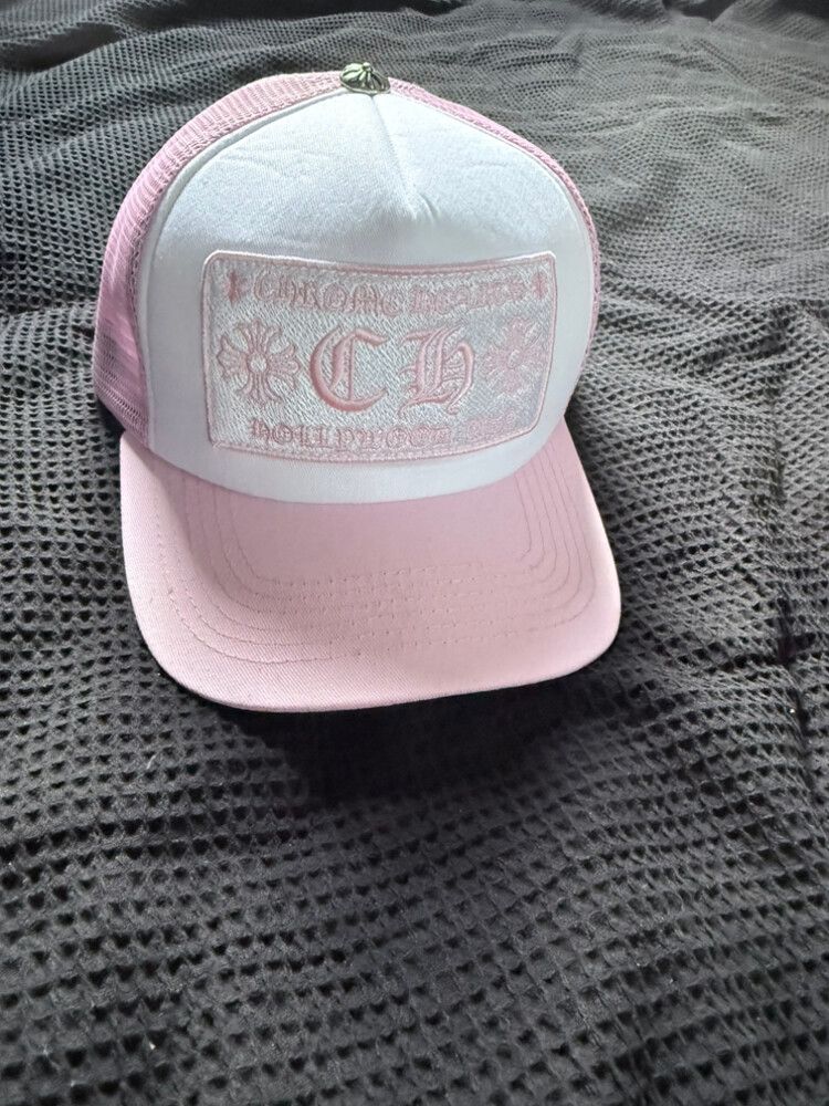 Chrome Hearts Pink White Cap