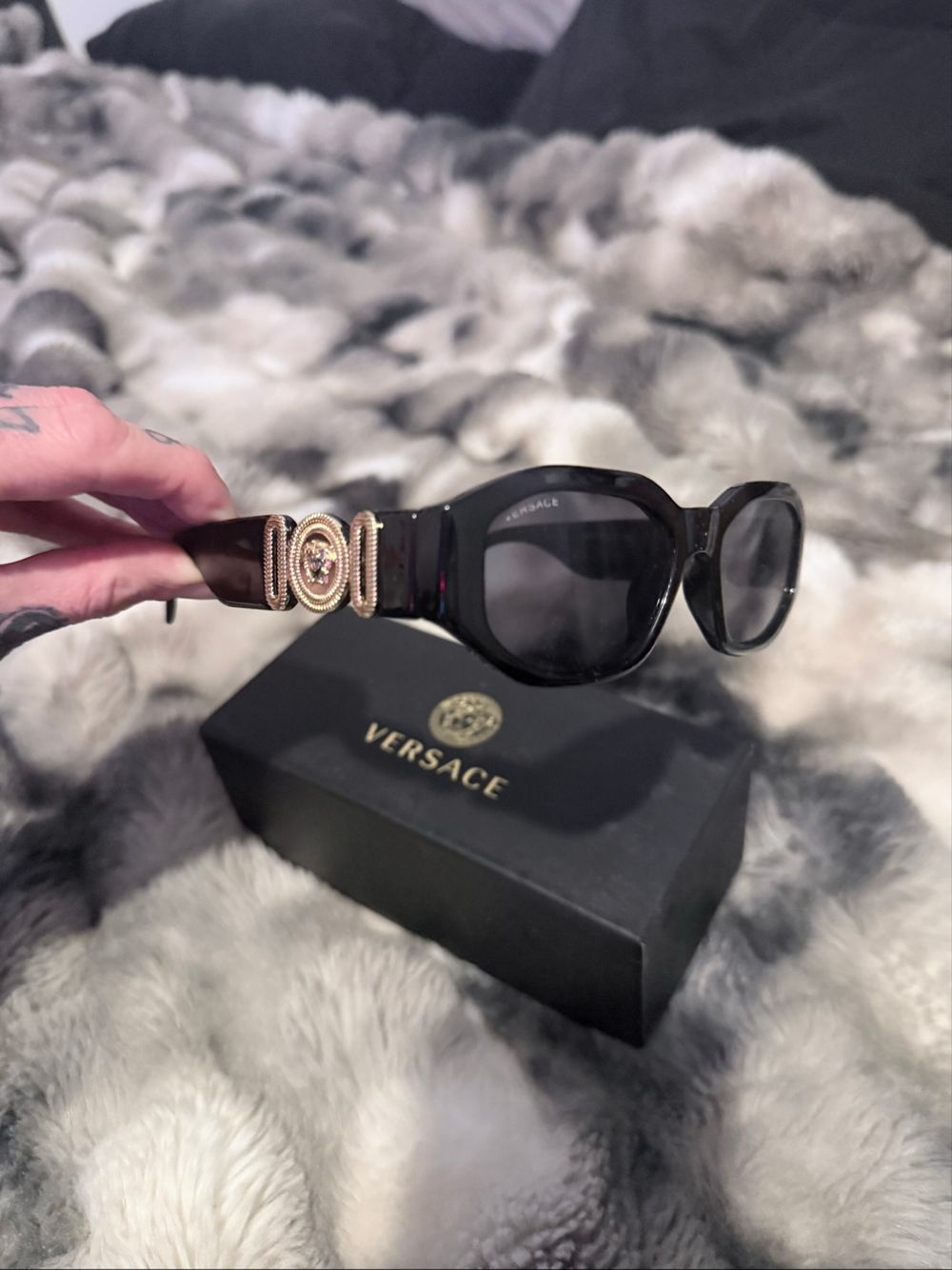 Versace Black Sunglasses