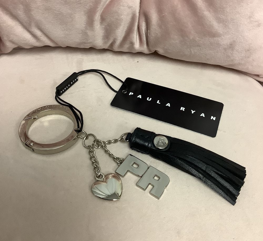 Paula Ryan Silver Keyring/Bag Charm