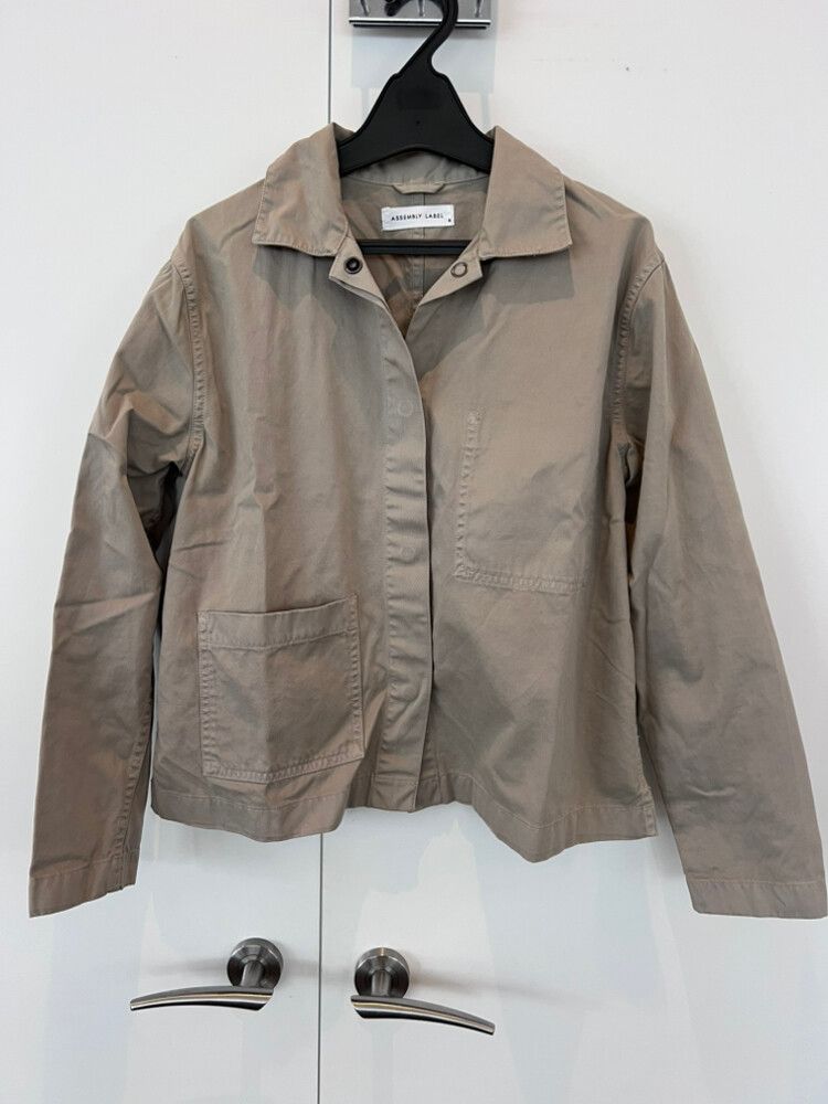 Assembly Label Beige Crop Jacket
