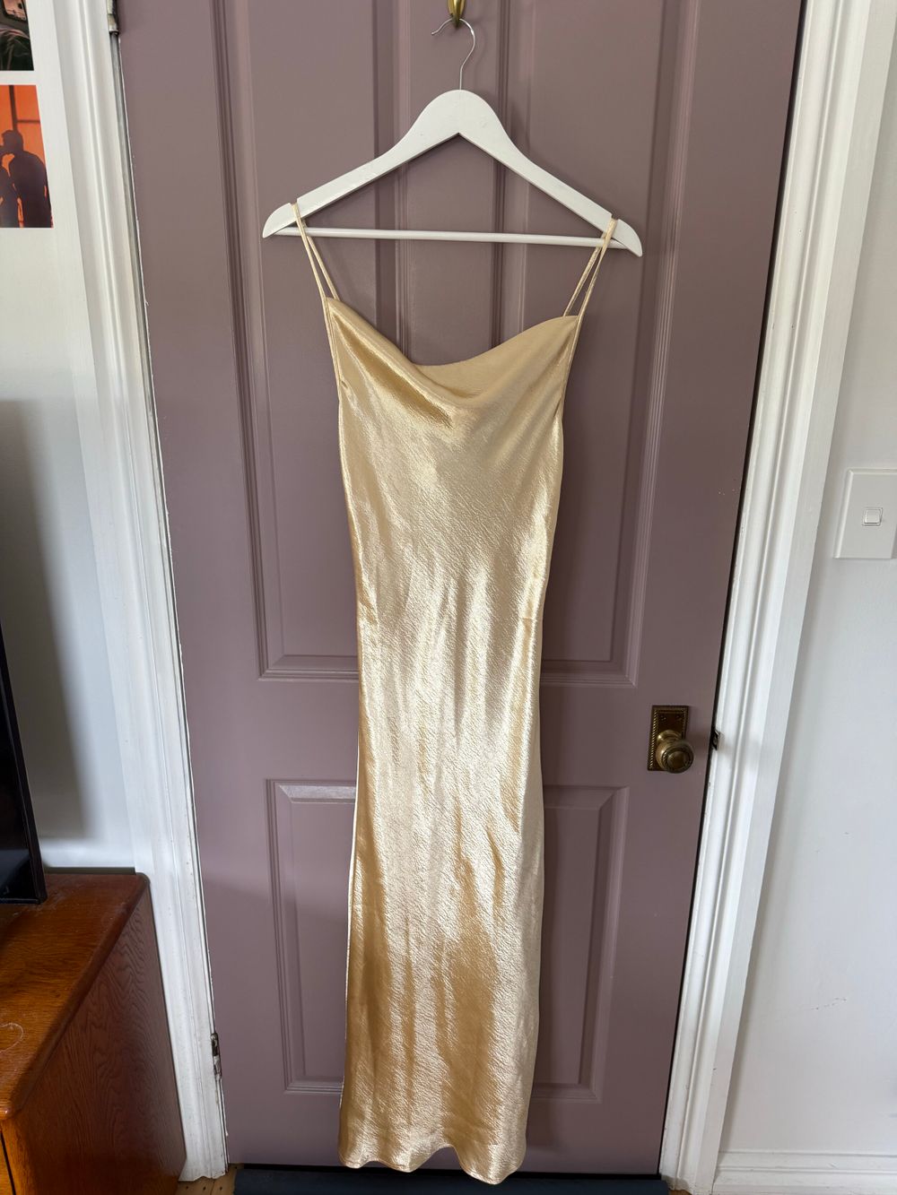 gold rat and boa dress & asteria music