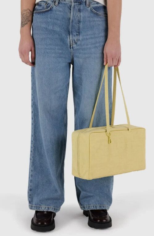 Baggu Nylon Bowler Bag Butter