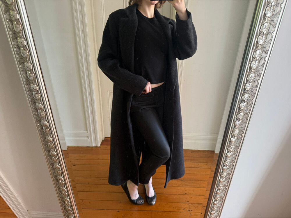 twenty-seven names Challenge Accepted Coat in charcoal