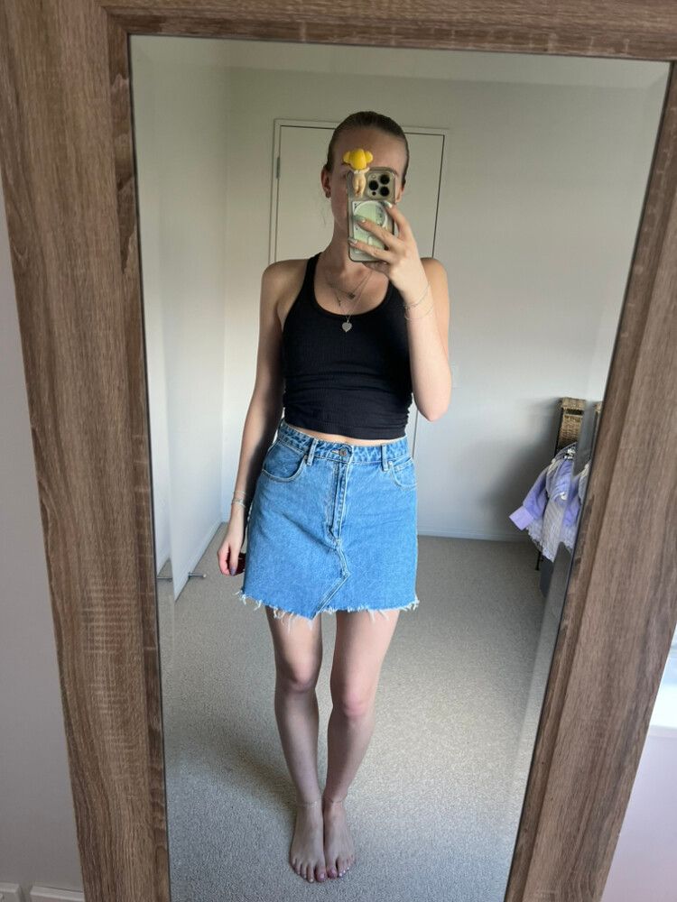 A Aline Mini Skirt