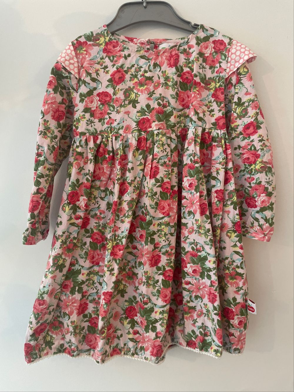 Beautiful Organic Cotton Floral Dress