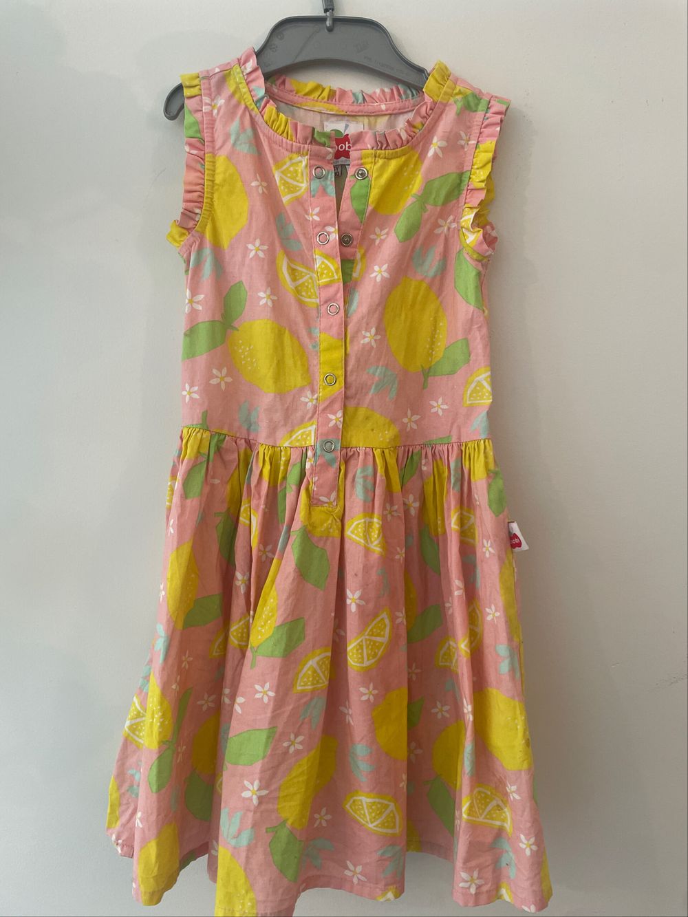 Lovely Organic Cotton Lemon Dress