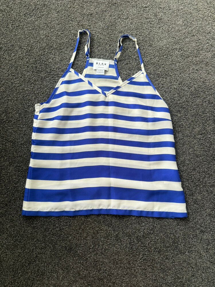 Blak Love stripe singlet top