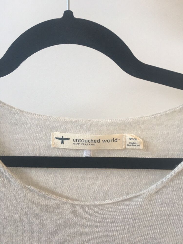 Untouched World Boxy Silver Jumper