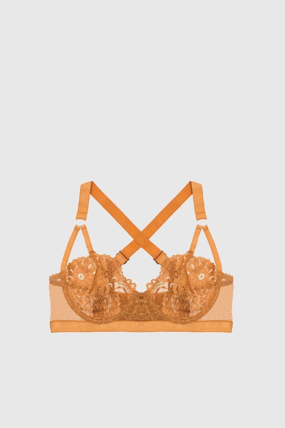Lonely Caramel Lace Bra 10d