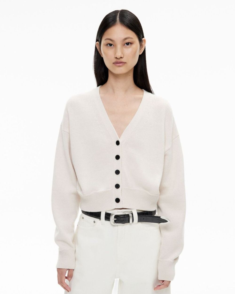 Witchery Cream Knit Cardigan