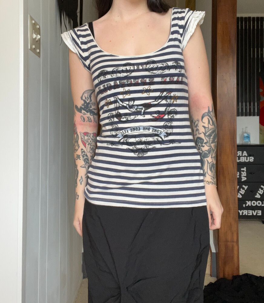 Striped Vintage Guess Tee